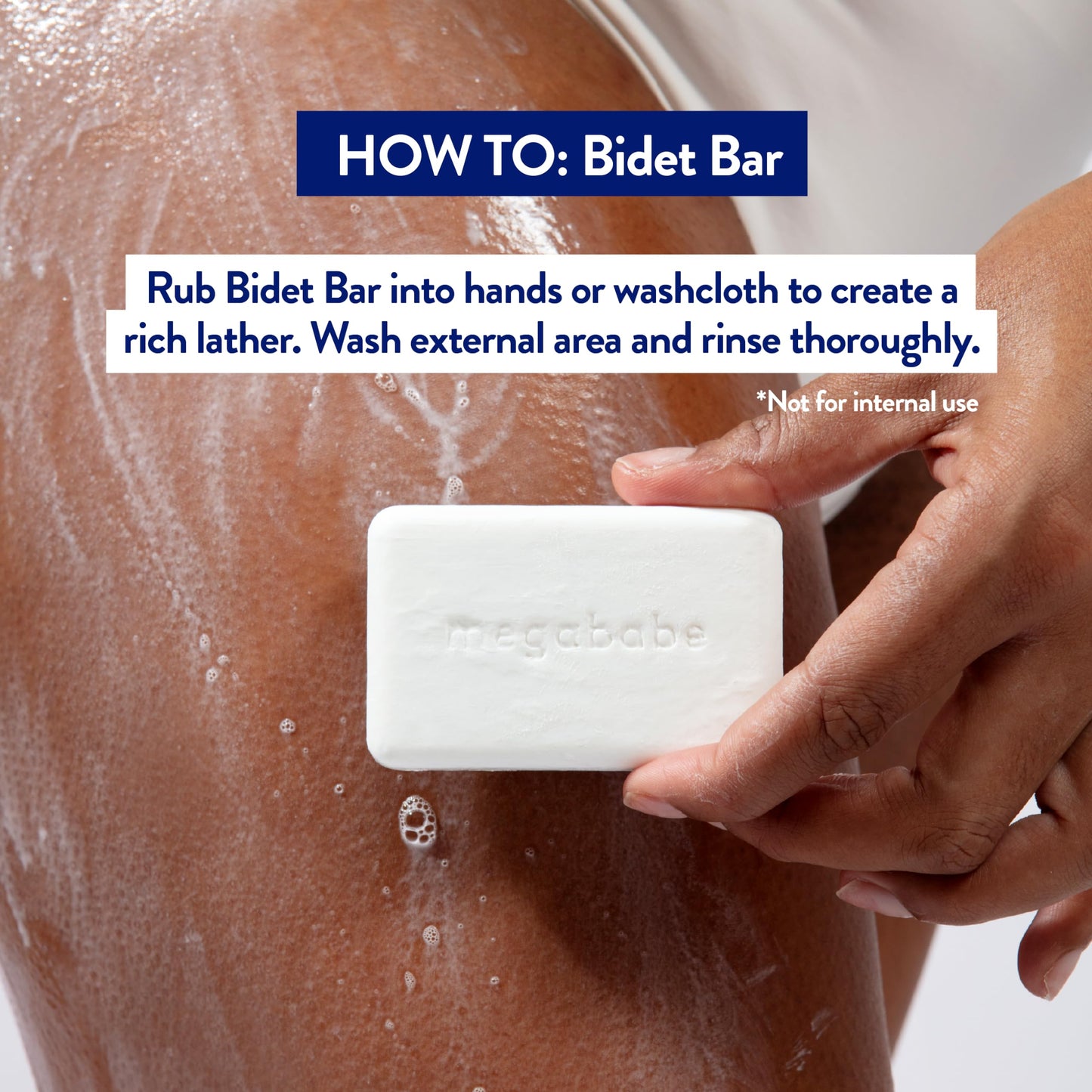 Megababe Bidet Bar – pH-Balanced Cleansing for the Intimate Area | 4.5 oz (Pack of 2)