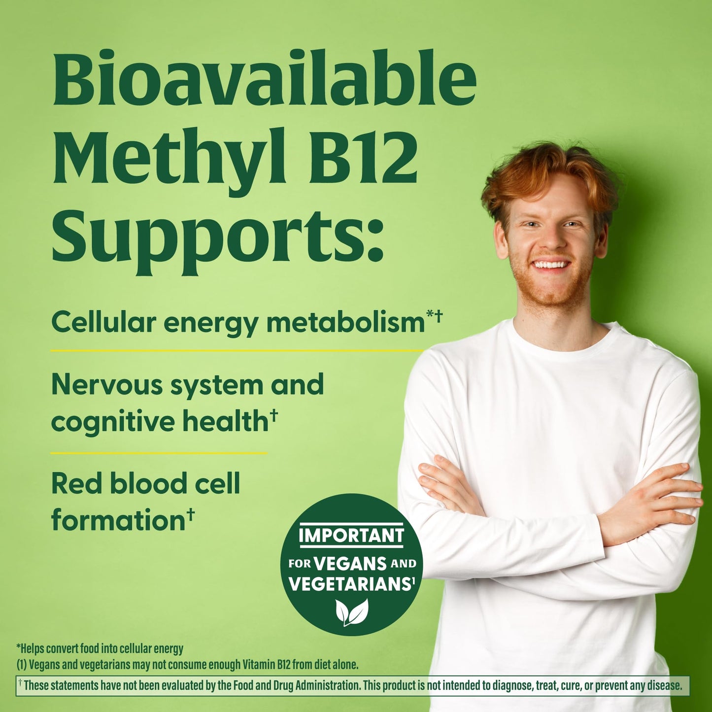 MegaFood B12 Energy Gummies – Vegan Methyl B12, Cranberry, USDA Organic
