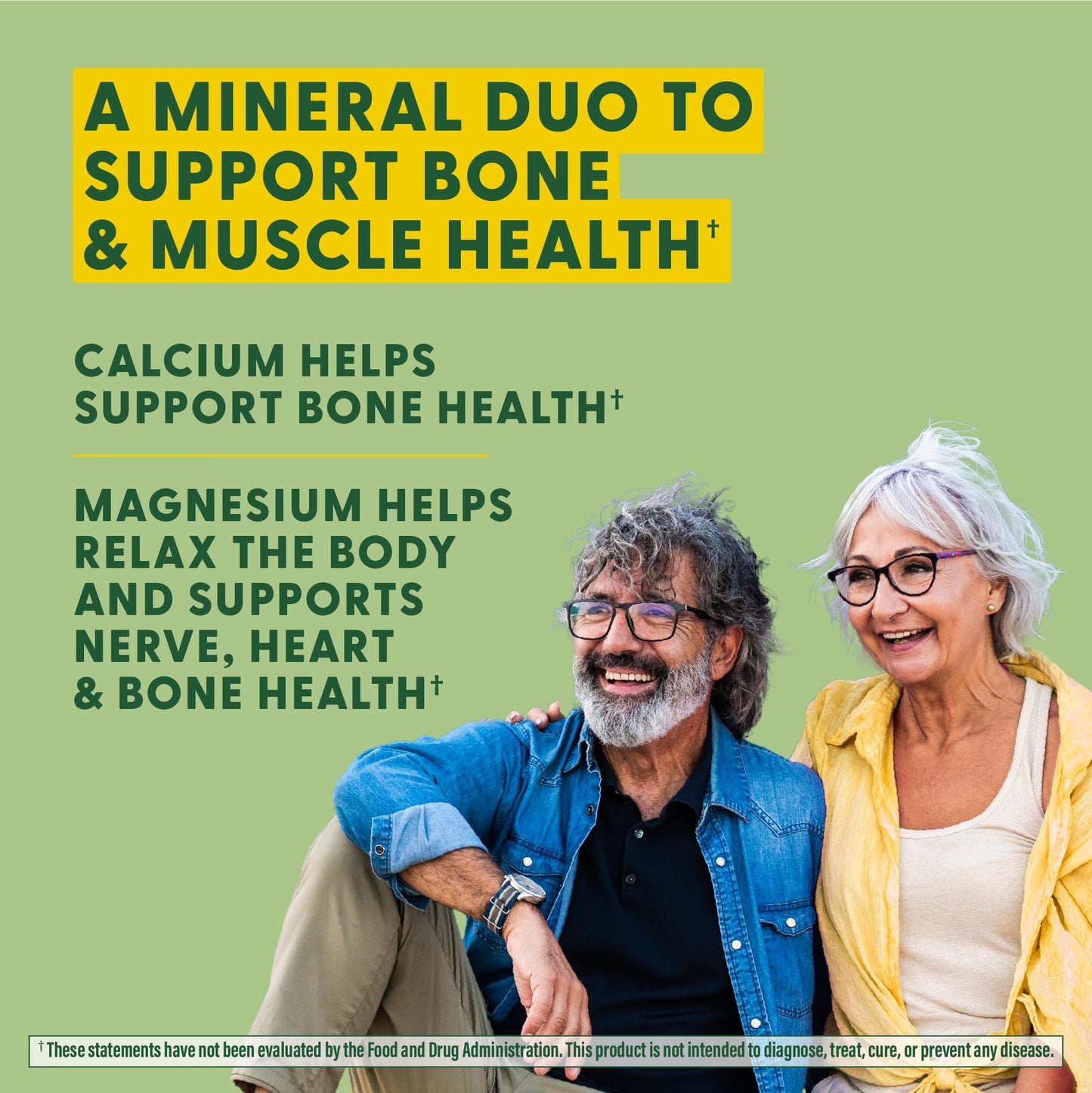MegaFood Calcium Magnesium Supplement – Supports Bone Health & Heart Health – Non-GMO, Vegan, 60 Tablets
