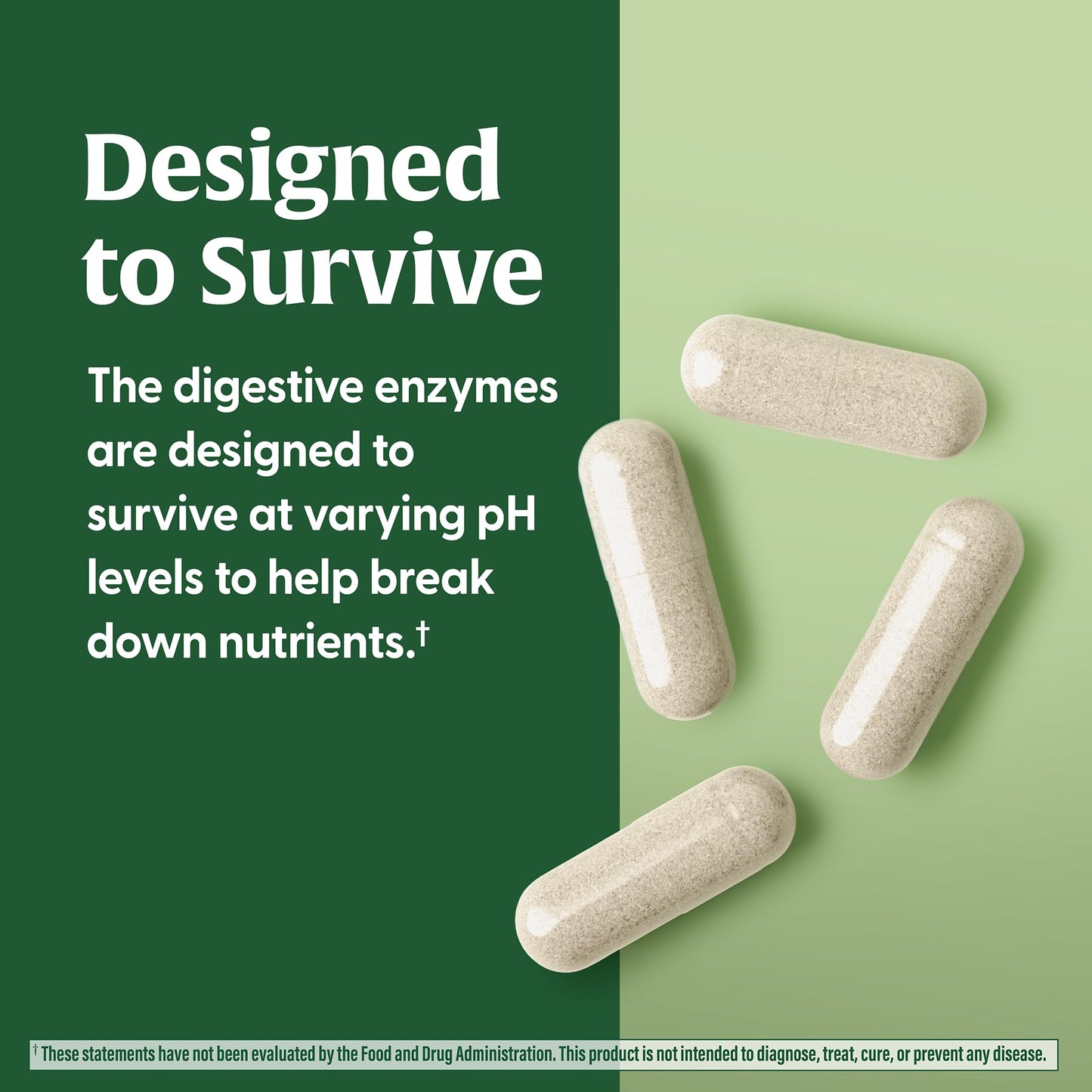MegaFood Dual-Action Digestive Enzymes for Women & Men | Vegan & Gluten Free | 60 Capsules