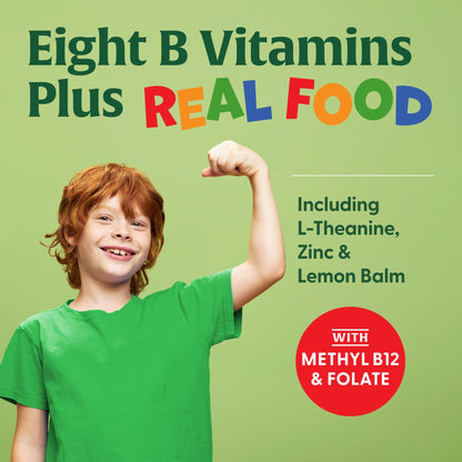 MegaFood Kids B Complex - B Vitamins for Energy | 30 Mini Tablets | Vegetarian & Gluten Free