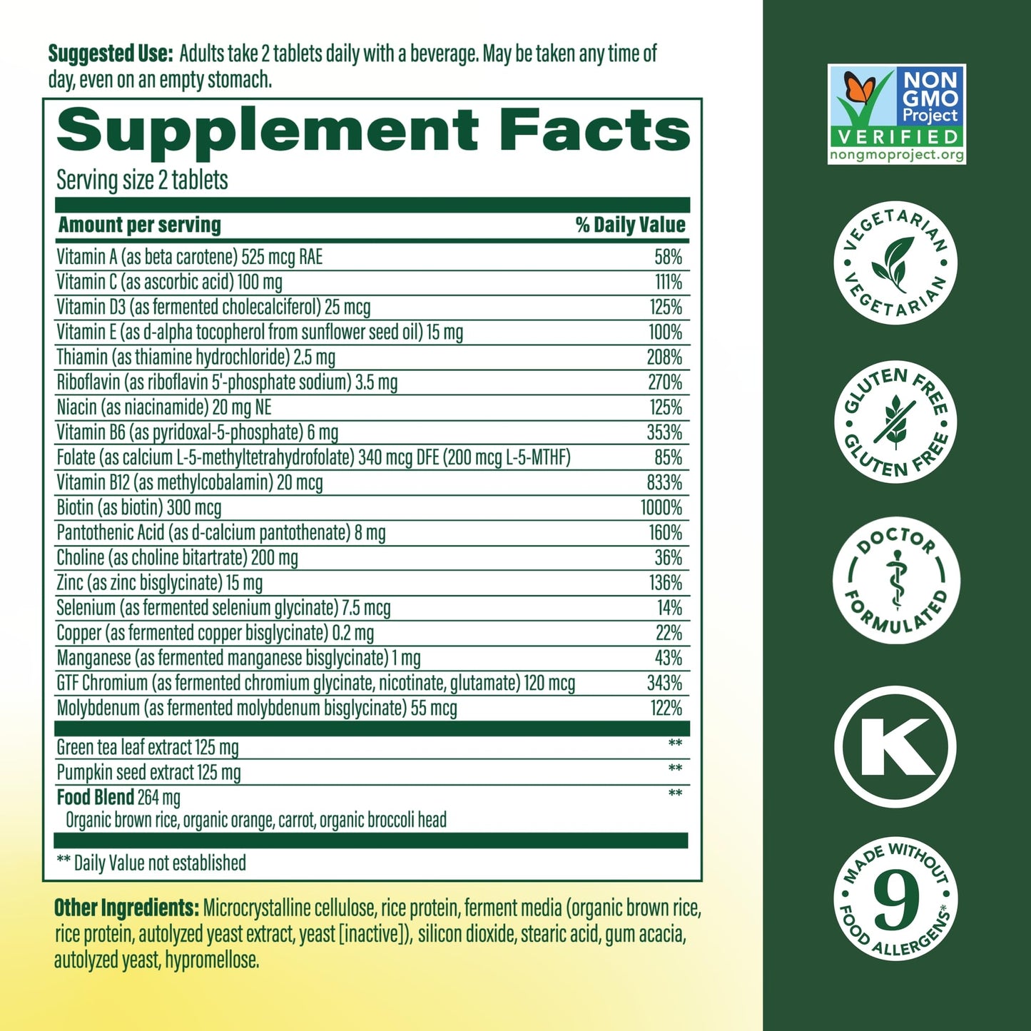MegaFood Multi for Men 55+ – 120 Tablets | Daily Multivitamin for Men 55+