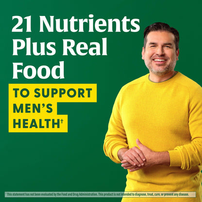 MegaFood One Daily Men's Multivitamins - Multivitamin for Men with Vitamin C, D3 & B12 - Immune Support, Energy Metabolism, Muscle Health - Vegetarian & Gluten Free - 30 Tablets