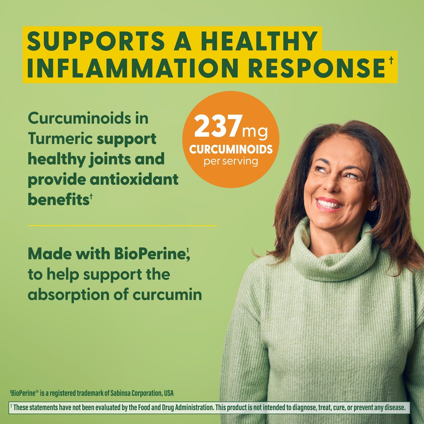 MegaFood Whole Body Minis Turmeric Curcumin – 237 mg Curcuminoids, 60 Mini Tablets, BioPerine & Vitamin C