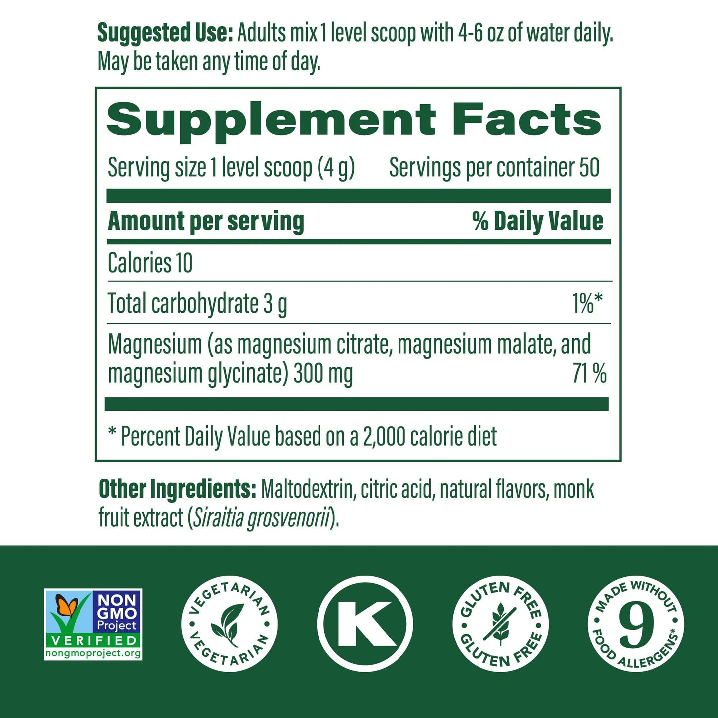 MegaFood Relax + Calm Magnesium Powder – 50 Servings (7.05 oz) | Glycinate, Citrate & Malate | Allergen-Free Blackberry Hibiscus Oasis