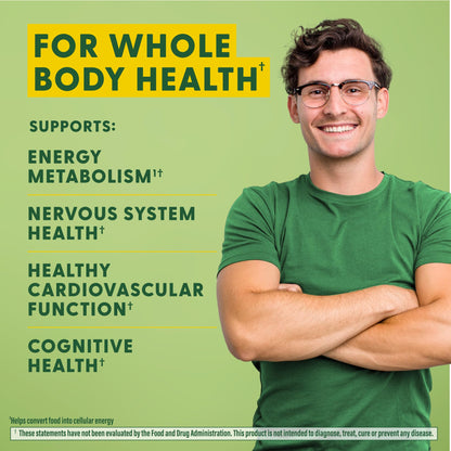 MegaFood Vegan B12 with B6 & Folic Acid – 30 Tablets | Energy & Nerve Health