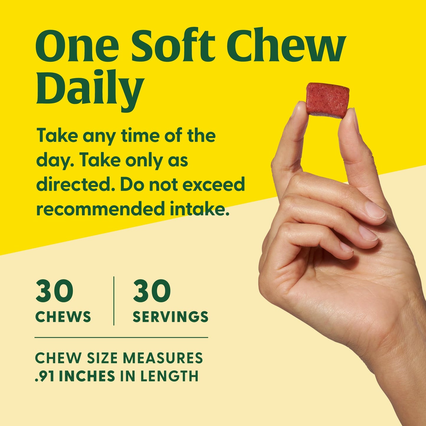 MegaFood Women's Multivitamin Soft Chews - One Daily, Mixed Berry (Vegetarian, Non-GMO)
