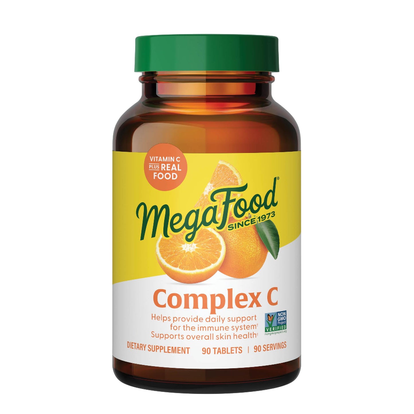 MegaFood Complex C - Vegan Vitamin C 250 mg Immune Support (90 Tablets)