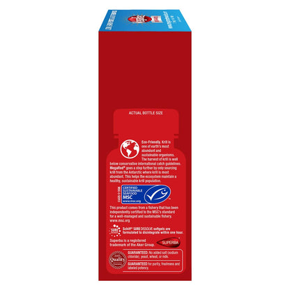 MegaRed Krill Oil Joint Care 353mg — EPA/DHA, Hyaluronic Acid, 60 Softgels