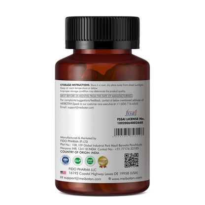 MEIBOTAN 100% Pure L-Leucine 2000mg - Muscle Recovery, Non-GMO & Vegan - 60 Vegetarian Capsules