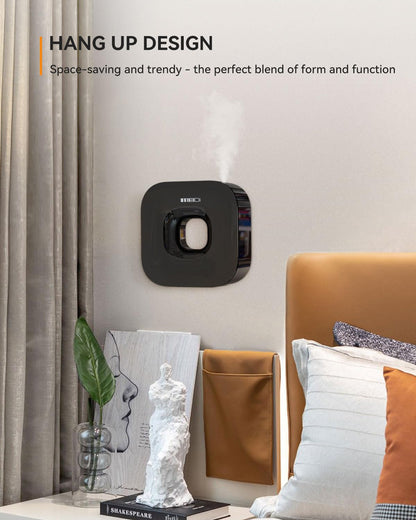 MEIDI Waterless Diffuser — Cordless Aromatherapy with App Control (Black)
