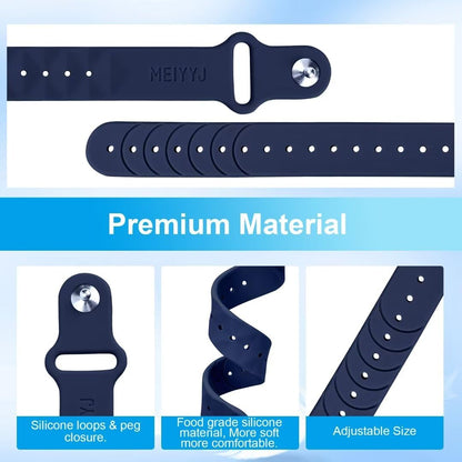 MEIYYJ Morning Sickness Relief Wristbands – Motion Sickness & Travel Nausea Bands (Dark Blue)