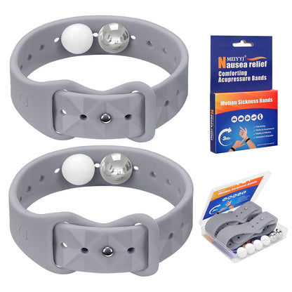 MEIYYJ Motion Sickness Bands for Adults & Kids — Sea Wristbands for Travel Relief