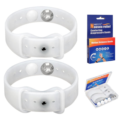 MEIYYJ Motion Sickness Bands | Sea Wristbands for Travel, Pregnancy, and Family