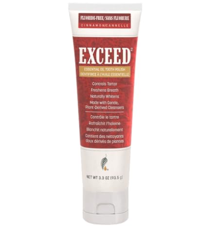 Melaleuca Exceed Essential Oils Toothpaste – Cinnamon Fluoride-Free 3.8 oz