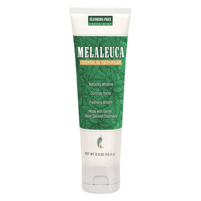 Melaleuca Whitening Tooth Polish Paste Fluoride-Free 3.8oz – Fresh Mint