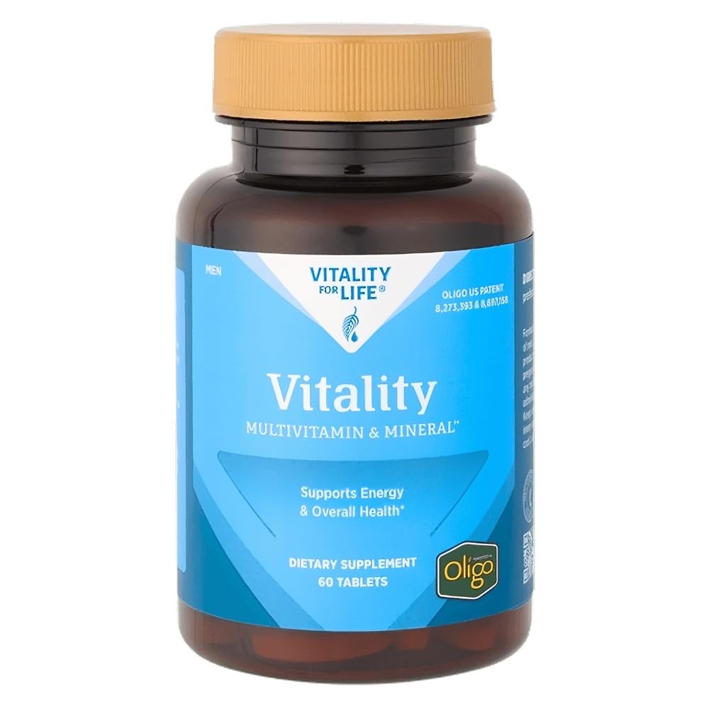 Melaleuca Vitality Multivitamin & Mineral for Men – 60 Tablets | Oligo-Absorption & Antioxidant Protection