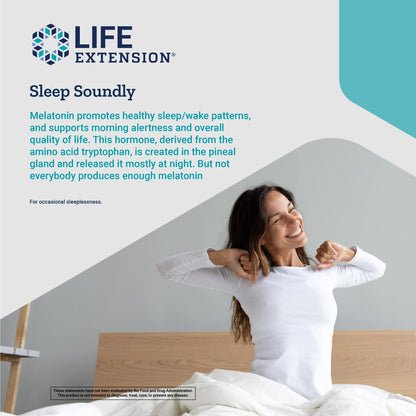 Life Extension Melatonin 1 mg | Restful Sleep & Immune Support | Gluten-Free, Non-GMO