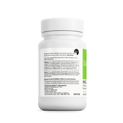 DaVinci Labs Melatonin-3 – Sleep Support, Antioxidant & Immunity – 3 mg Melatonin | Vegetarian & Gluten Free | 60 Capsules