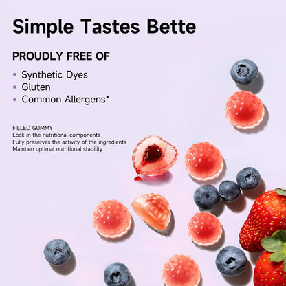 Melatonin Gummies 1.5mg for Adults – Extra Strength Sleep Support with GABA, Magnesium, Ashwagandha, Lemon Balm & Chamomile (Strawberry)