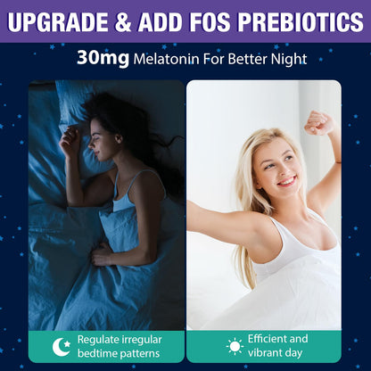 Melatonin Gummies 30mg for Adults - Maximum Strength, Sugar Free, 120 Servings