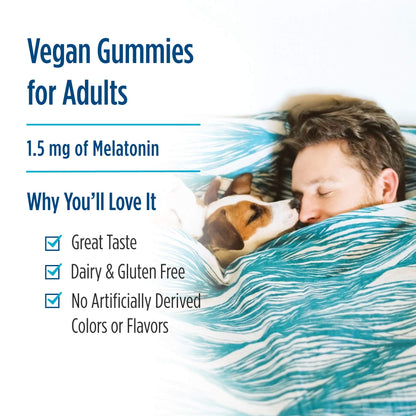 Nordic Naturals Zero Sugar Melatonin Gummies – Raspberry, 1.5 mg (60 Gummies) – Vegan, Non-GMO