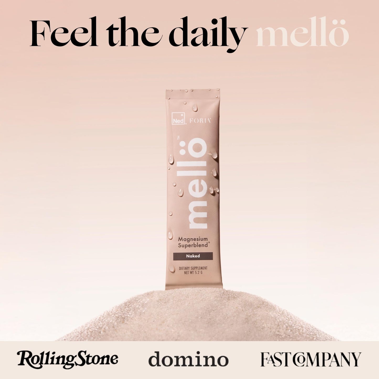 Mellö Magnesium Superblend Powder with L-Theanine & GABA – 10-Pack