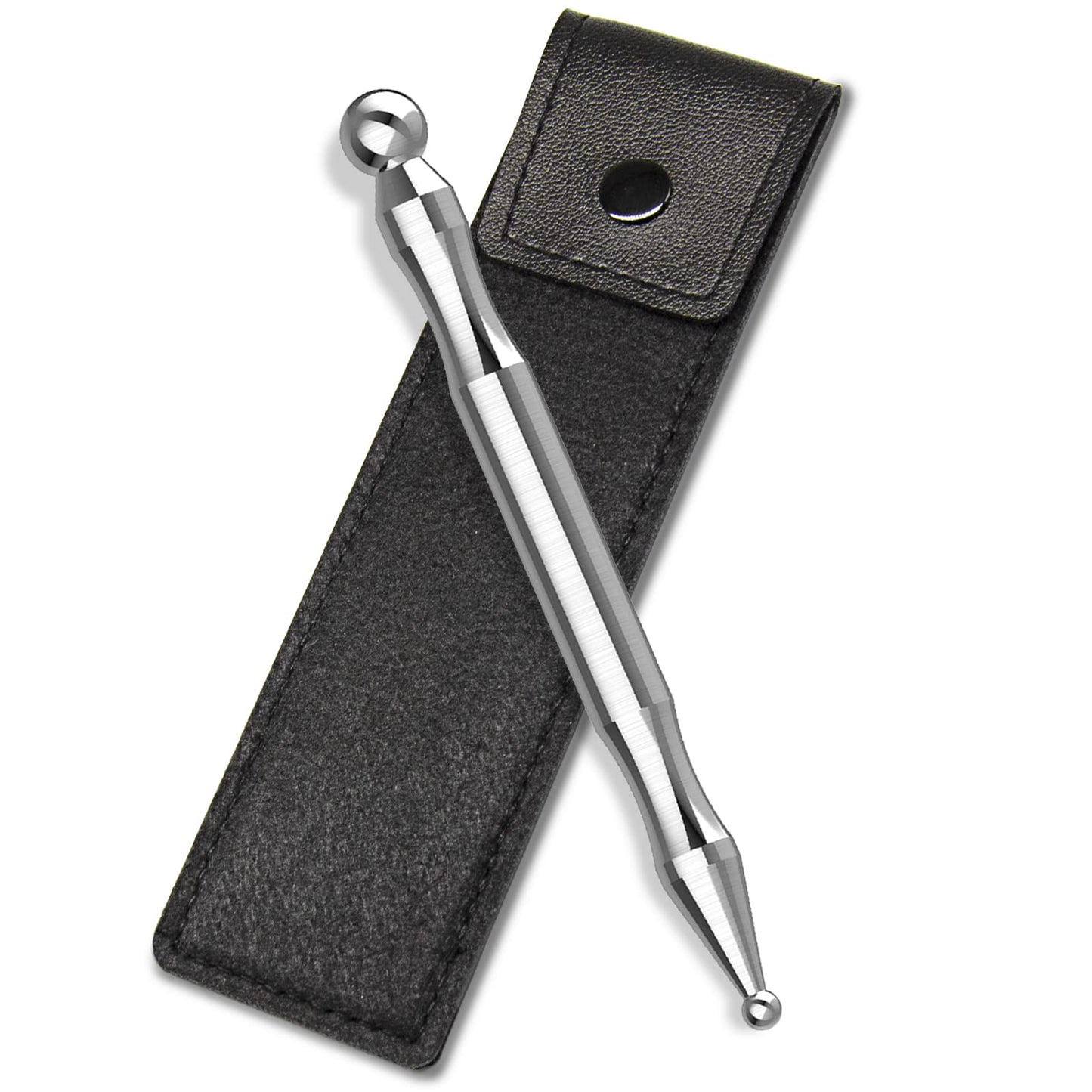 Melonsun Manual Acupuncture Pen – Stainless Steel Acupressure Tool for Full-Body Pain Relief & TMJ Relief