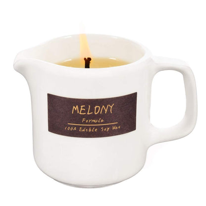 Melony Soy Massage Oil Candle – Coconut, 2.82 oz / 80 g