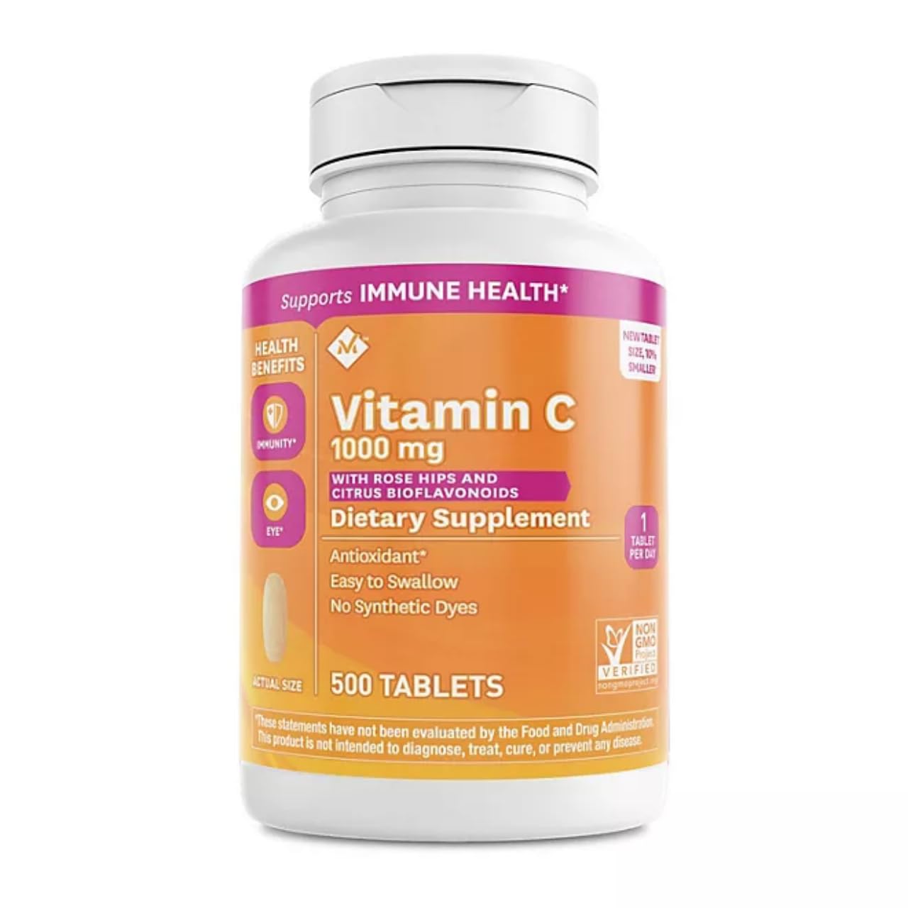 Member's Mark Vitamin C 1000 mg with Rosehips & Citrus Bioflavonoids (500 ct.)