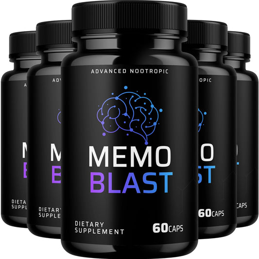 VIVALIS Memo Blast Capsules — 5 Pack Premium Formula for Overall Health & Wellness BritishVita | Premium UK Vitamins & Wellness Supplements