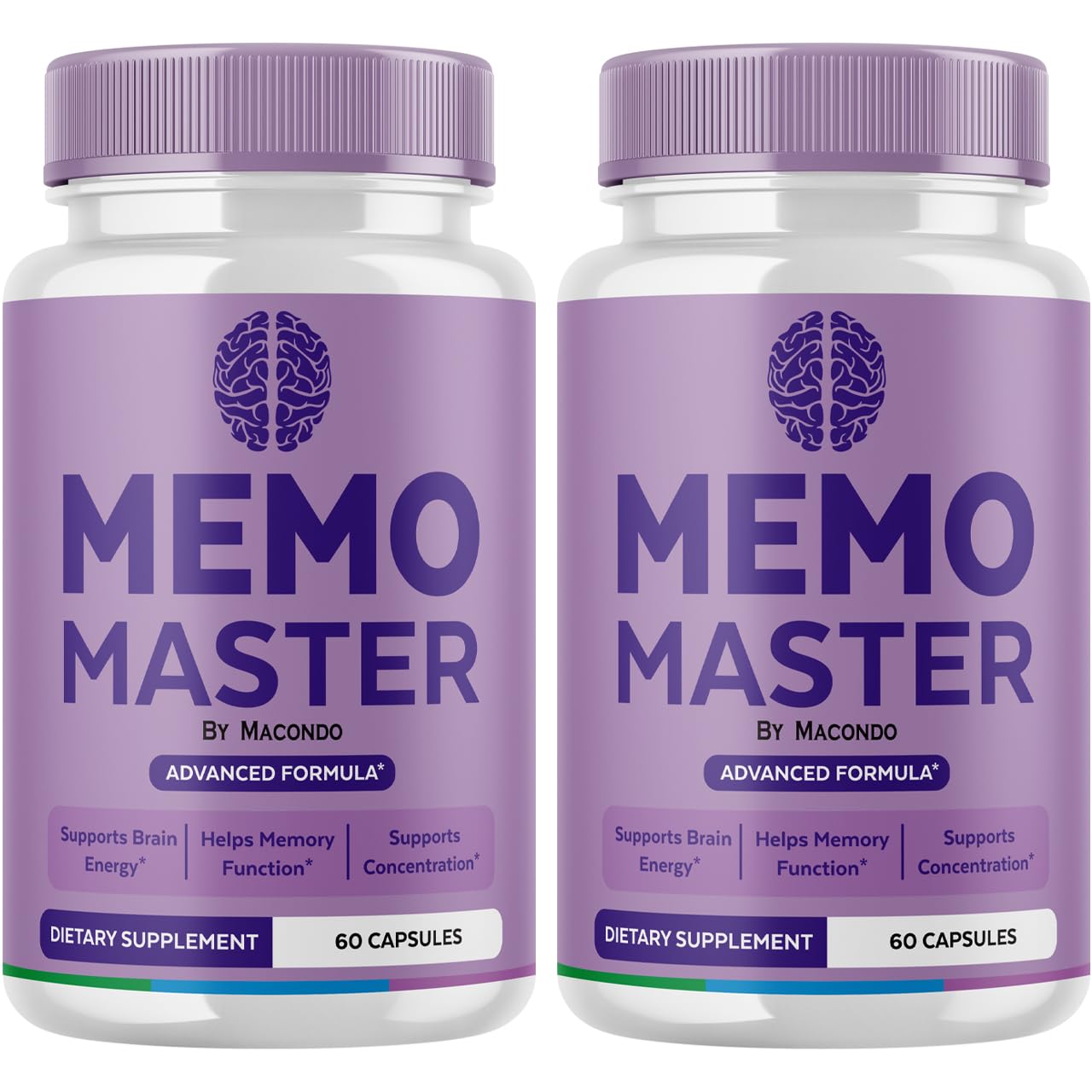 Memo Master Capsules (2-Pack) – All-Natural Memory & Focus Support