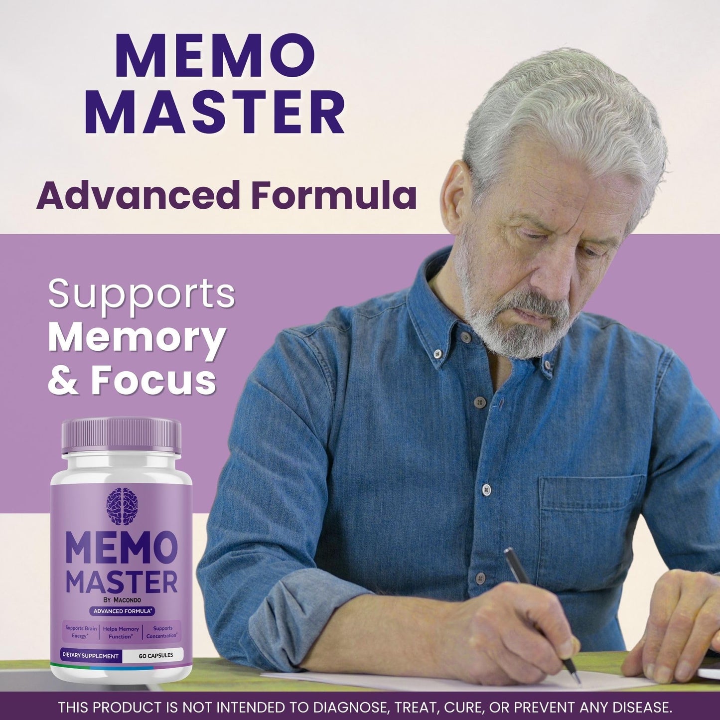 (5 Pack) Memo Master Capsules – Premium Memory Support (300 Capsules, 5 Months)
