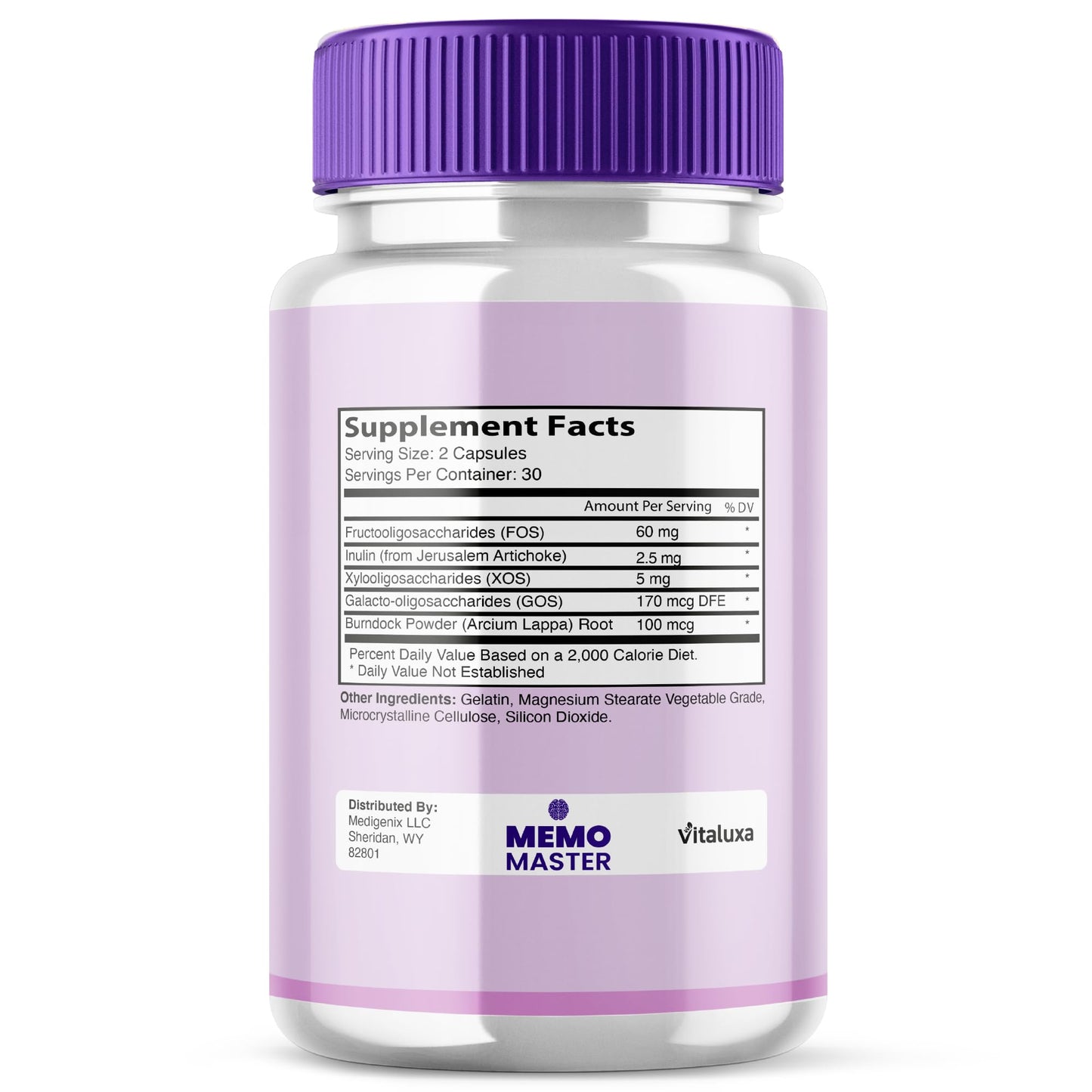 (3 Pack) Memo Master Capsules – Memo Mastery Memory Pills for Focus & Clarity (180 Count)