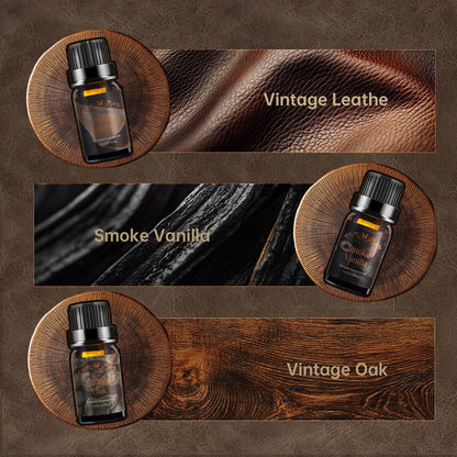 Men Essential Oils Set – 6 Premium Fragrance Oils for Diffusers, Candles & Aromatherapy | Gift Set for Men