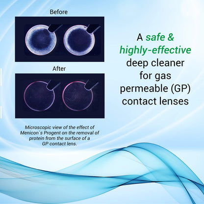 Menicon Progent Biweekly Contact Lens Cleaner – 7 Treatments Pack for RGP Lenses
