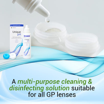 Menicon Unique pH Multi-Purpose Contact Lens Solution with Lens Case – 4 fl oz