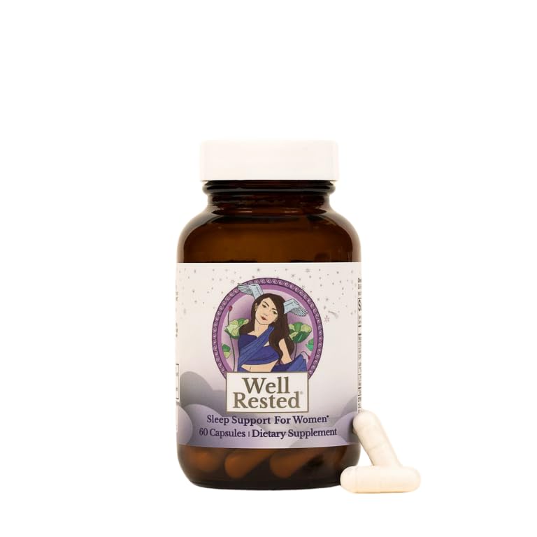 MENOLABS Well Rested Sleep Aid – 60 Capsules | Menopause Sleep Support