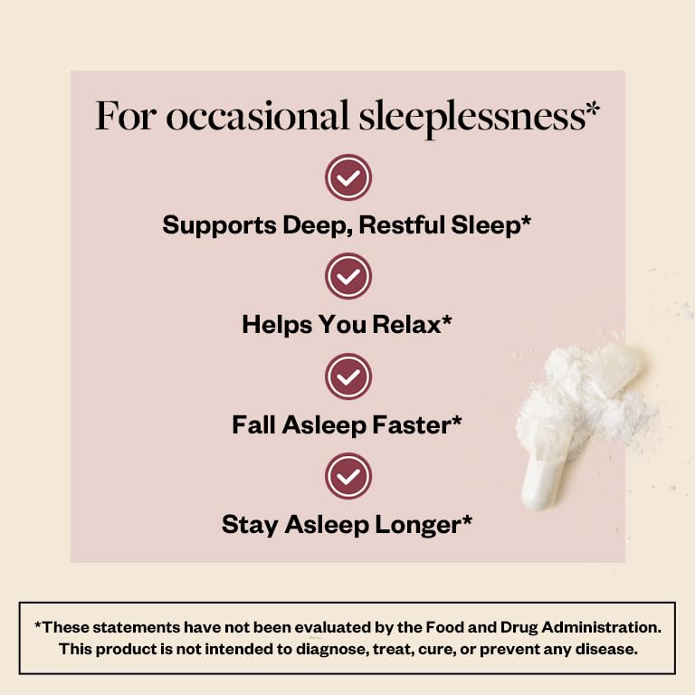 MENOLABS Well Rested Sleep Aid – 60 Capsules | Menopause Sleep Support