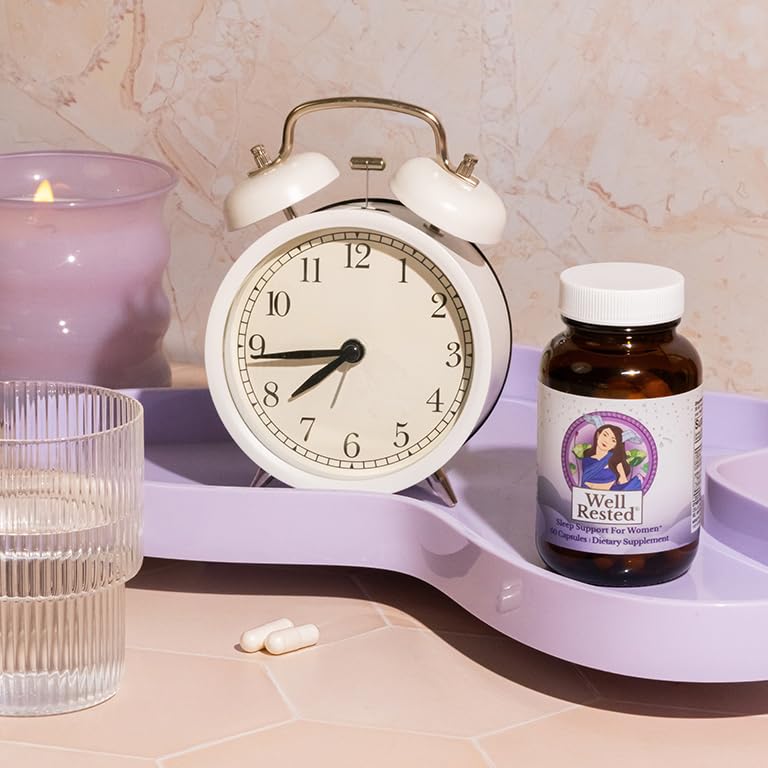 MENOLABS Well Rested Sleep Aid – 60 Capsules | Menopause Sleep Support