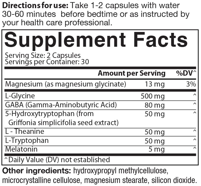 MENOLABS Well Rested Sleep Aid – 60 Capsules | Menopause Sleep Support