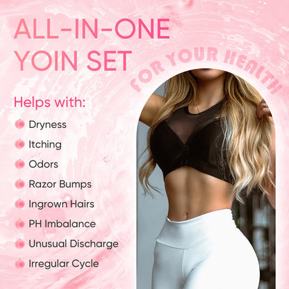 MENOMINO Feminine Wash, Yoni Bar & Yoni Oil for Women | pH Balanced, Peach