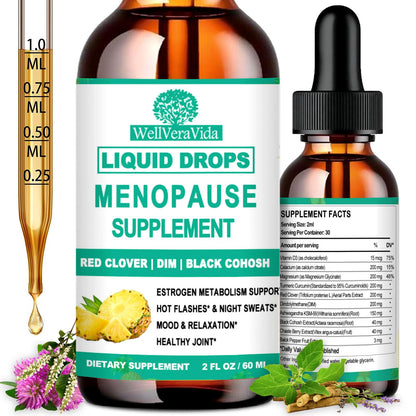 Vitamins for Menopause - Hormone Harmony Supplement for Women | Black Cohosh, KSM-66 Ashwagandha, Magnesium