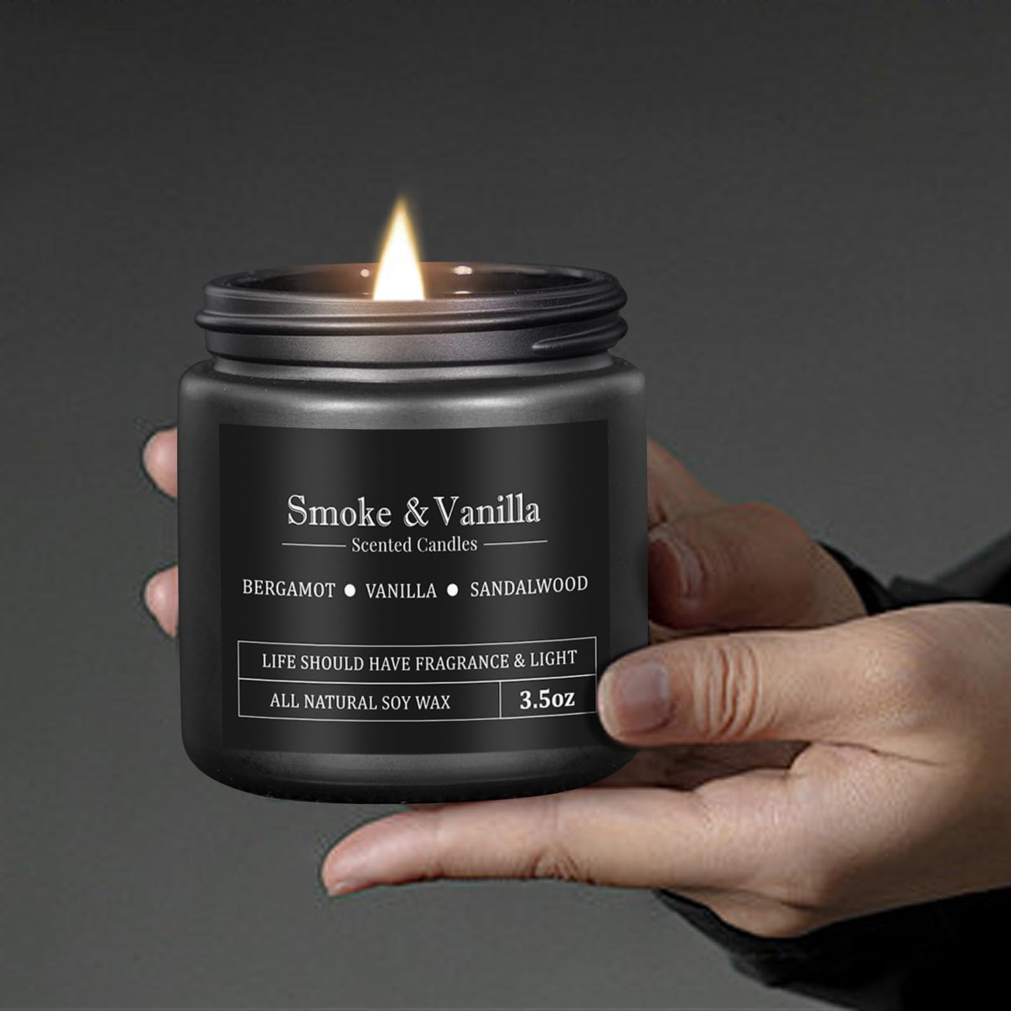 8 Pack Men Scented Soy Candles Set – Aromatherapy Gift for Men