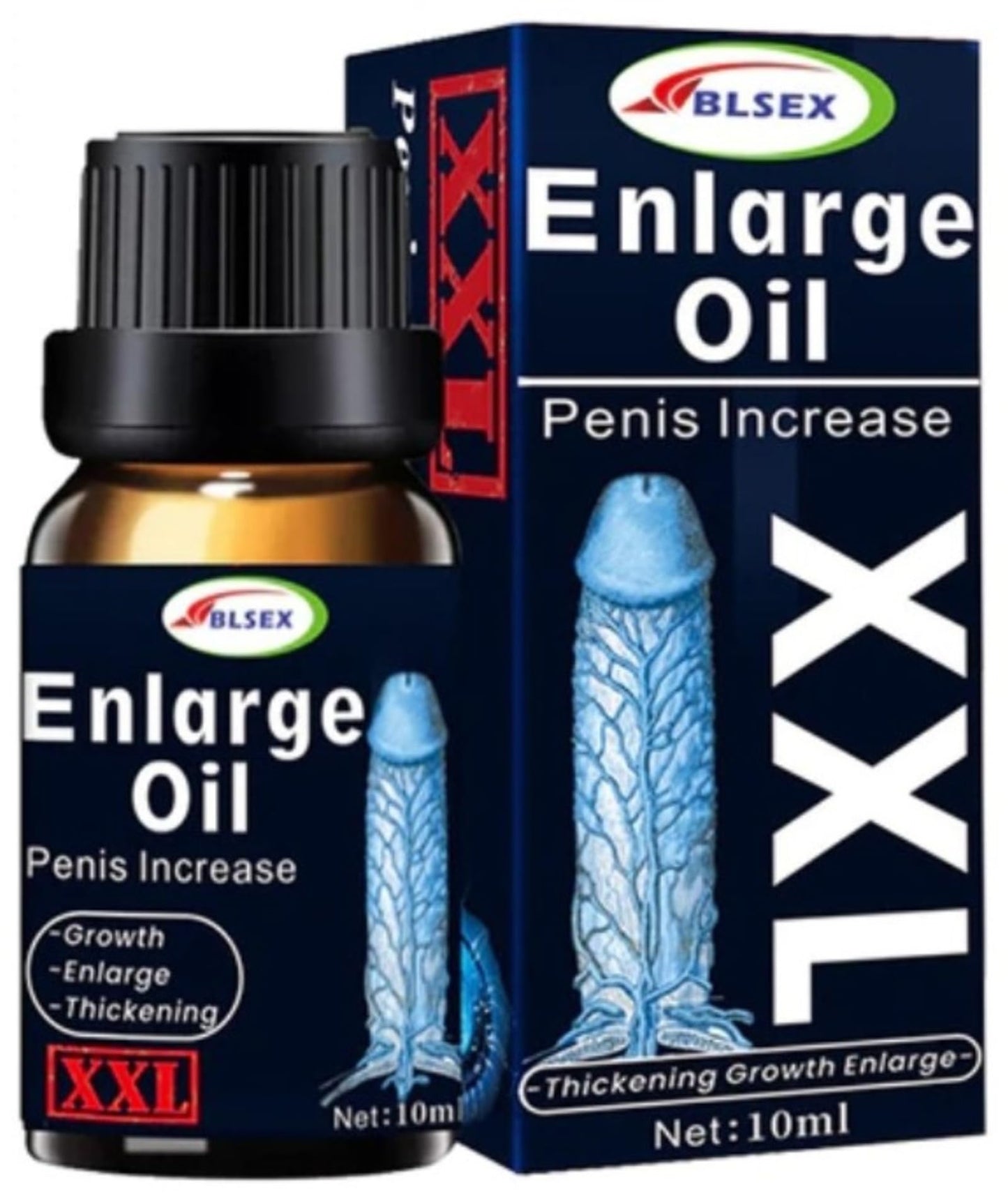 Men's Herbal Enlarge Massage Oil - Natural Wellness Formula, 10ml | Pack of 1