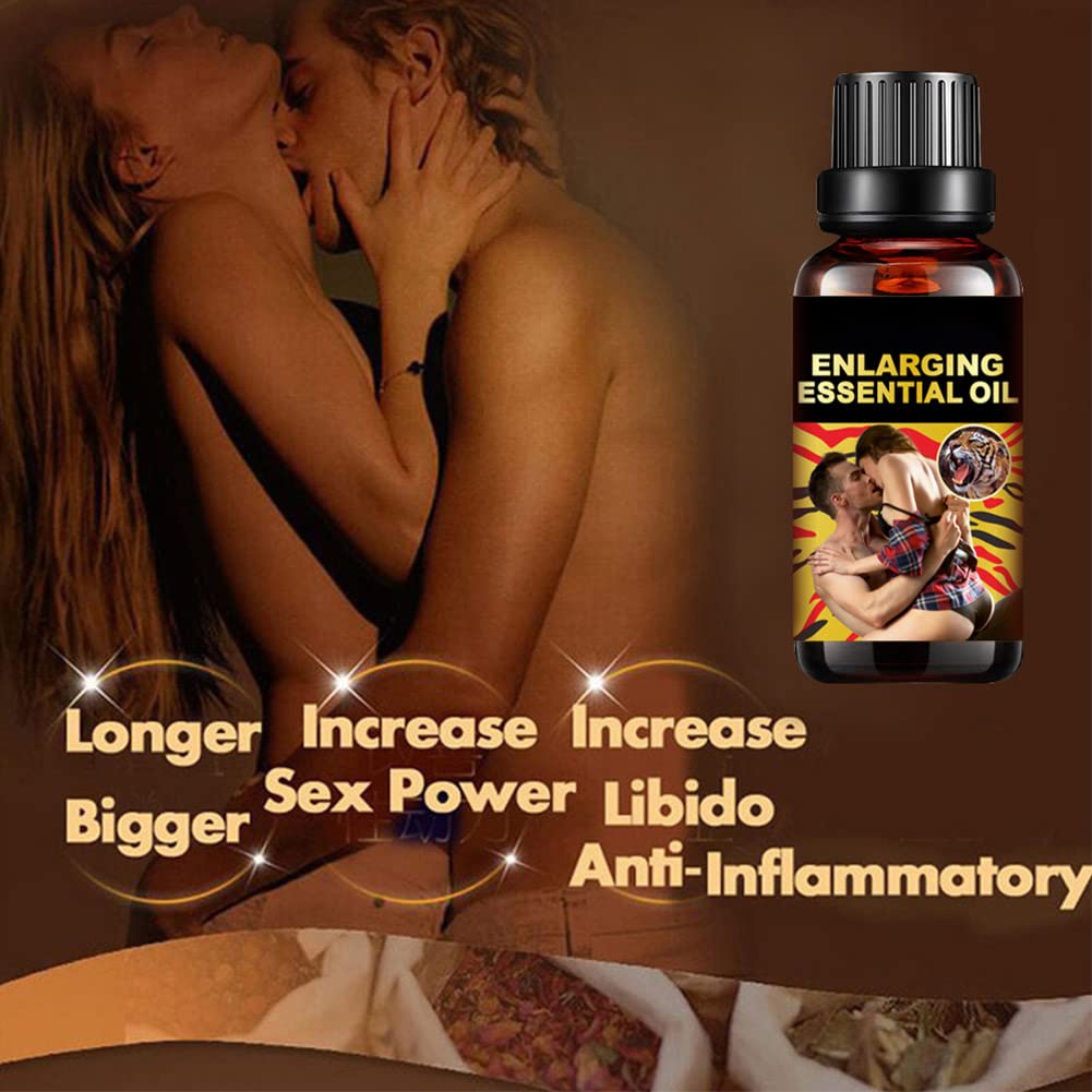 Men's Massage Oil - Penis Enhancement, Longer & Thicker (30ml)