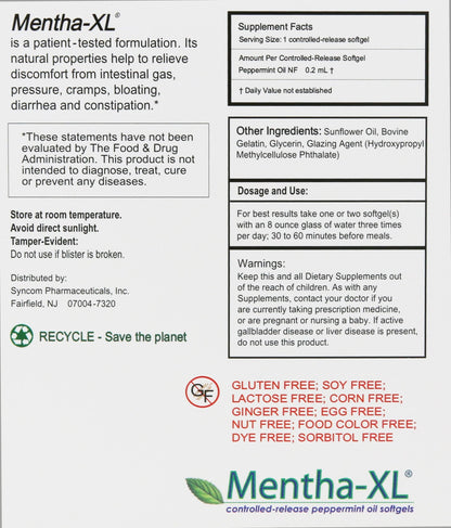 THEMONG Mentha--XL 84cnt Softgels | Potent Peppermint Oil for IBS