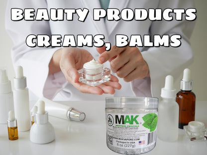 Mak Menthol Crystals 8 oz – Pure Organic 100% Natural Mentha Arvensis