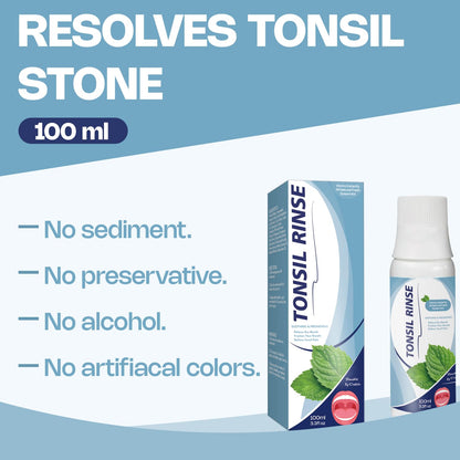 Tonsil Stone Mouthwash - Soothe Tonsils, Relieve Dry Mouth & Bad Breath (100 ml)