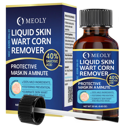 MEOLY Fast-Acting Wart Remover – 40% Salicylic Acid for Plantar Warts & Corns